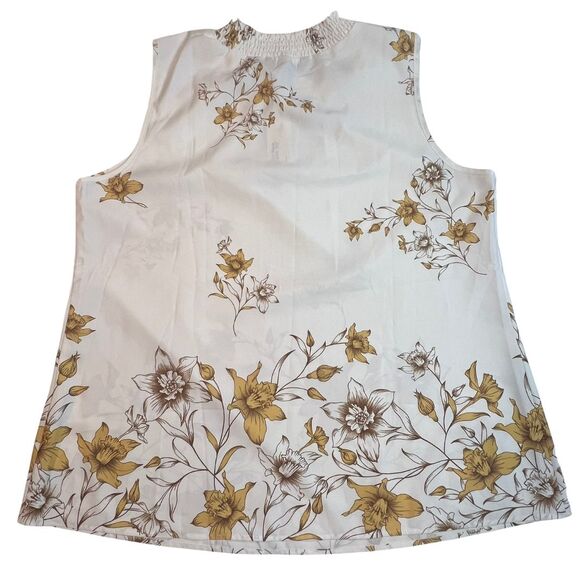 BloomChic Blouse Womens 14/16 Floral Boho Relaxed Top Shirring Cottage Shirt - Picture 6 of 10